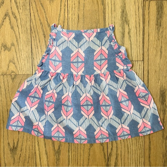 Carter's Sleeveless Blue & White Arrow Top Size 24 Months - Picture 1 of 8